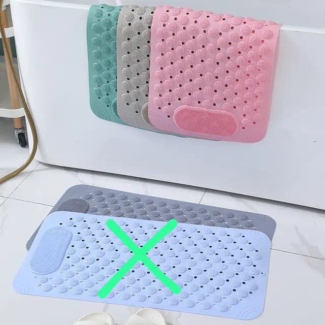 Antislip bathroom mats